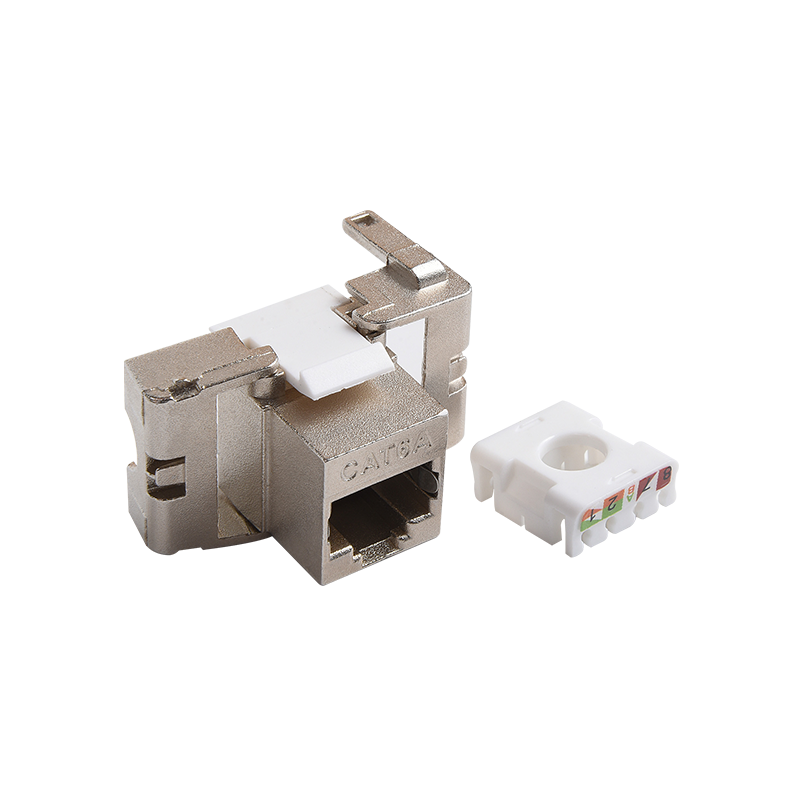 SMT-1038T8C6A-FTP 180 stupnjeva oklopljeni toolless Keystone Jack Kratko tijelo