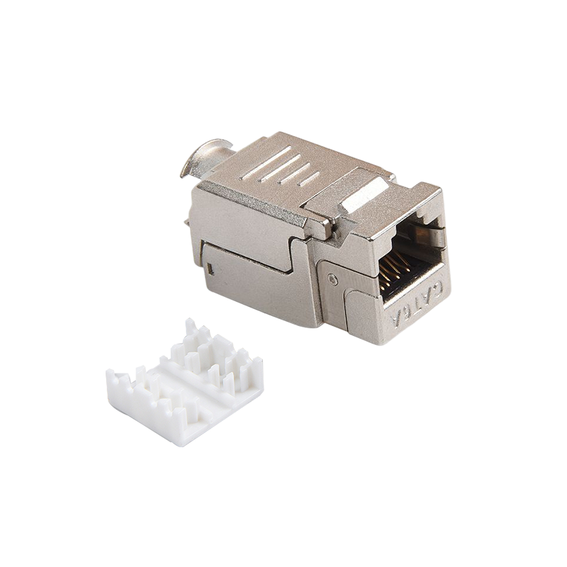 SMT-1048T8C6A-FTP 90 stupnjeva oklopljena Cat6a Toolless Keystone Jack
